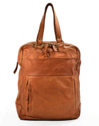 Breeo ● Universalväska - läderryggsäck i ett. Unisex. A4