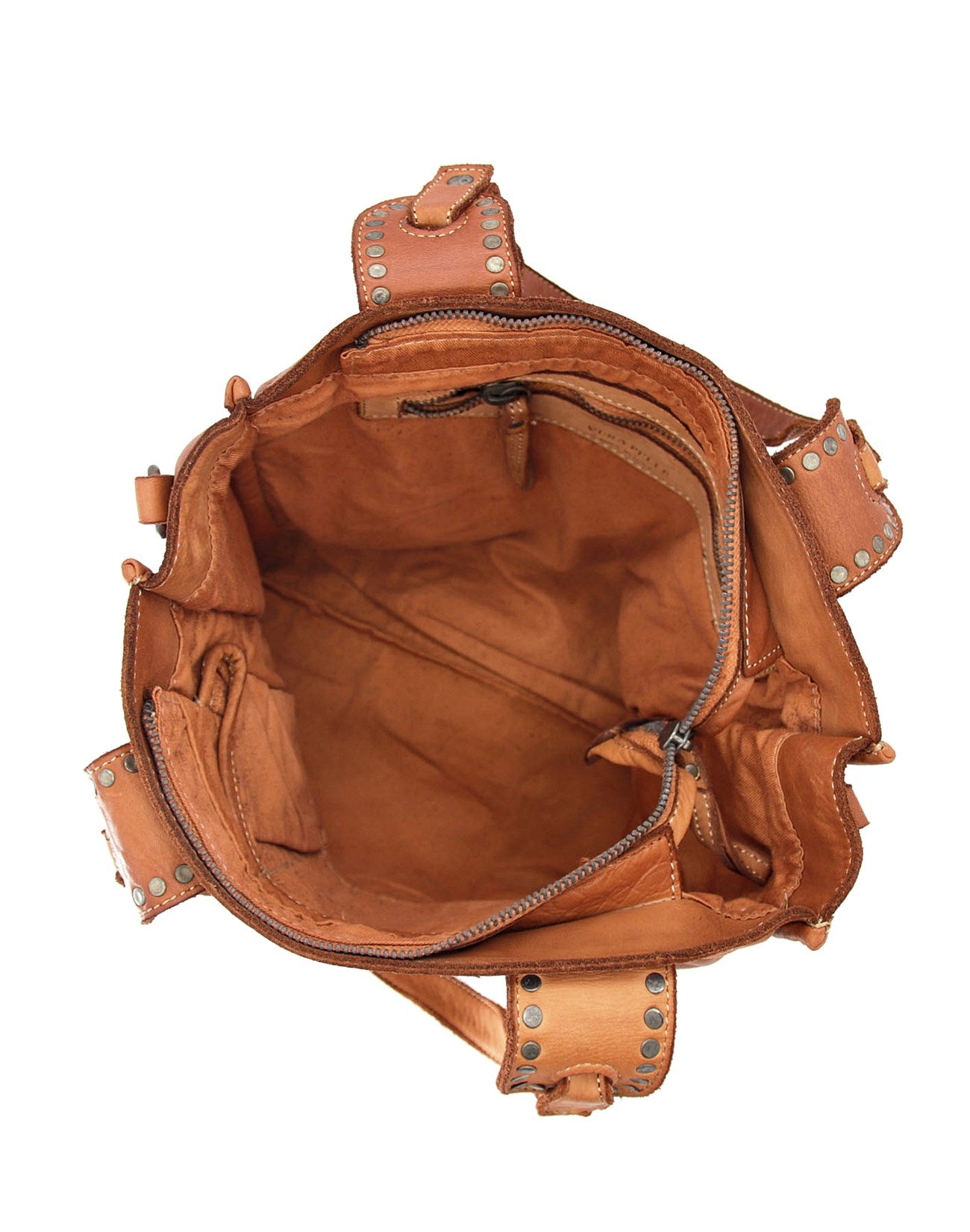 Ancio ● Shopperväska i läder för kvinnor med axelrem och inslag av boho-stil.