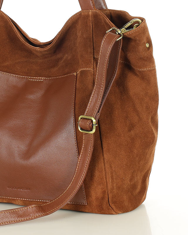 Shopper bag CATANIA Sue. Damstas på axlar Shopper Bag av italienskt damm