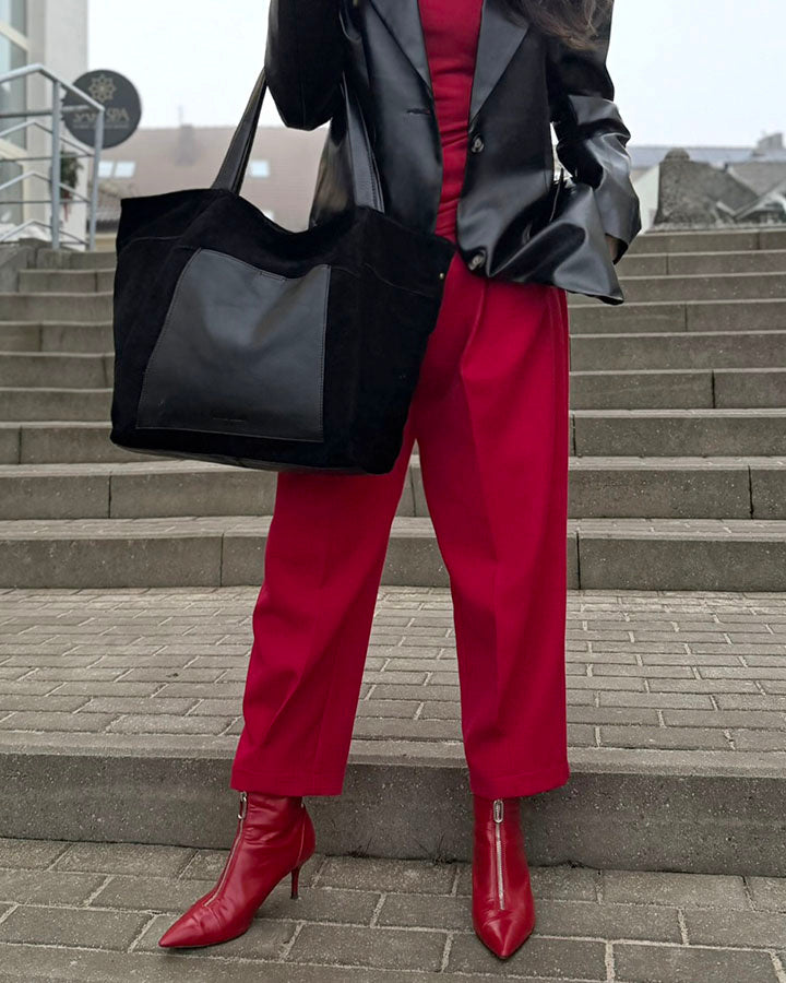 Shopper bag CATANIA Sue. Damstas på axlar Shopper Bag av italienskt damm