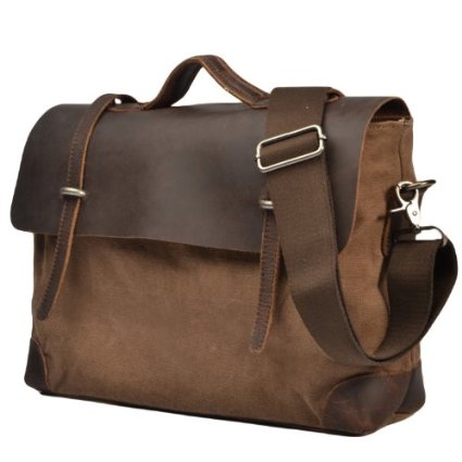 LYNX Letterman axelremsväska i tyg för kvinnor