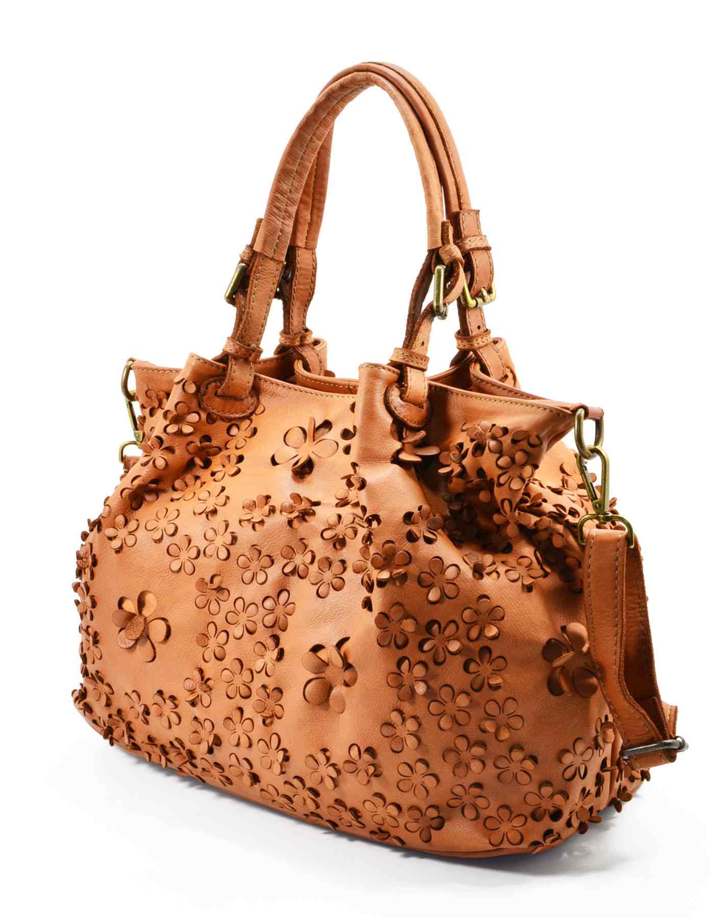 Difiori ● Handväska i läder för kvinnor, A4-stamväska