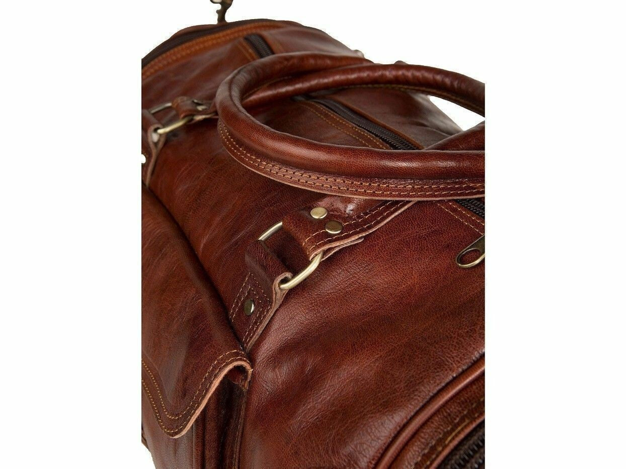 BEDUIN VINTAGE Unisex resväska i läder 26"-30".