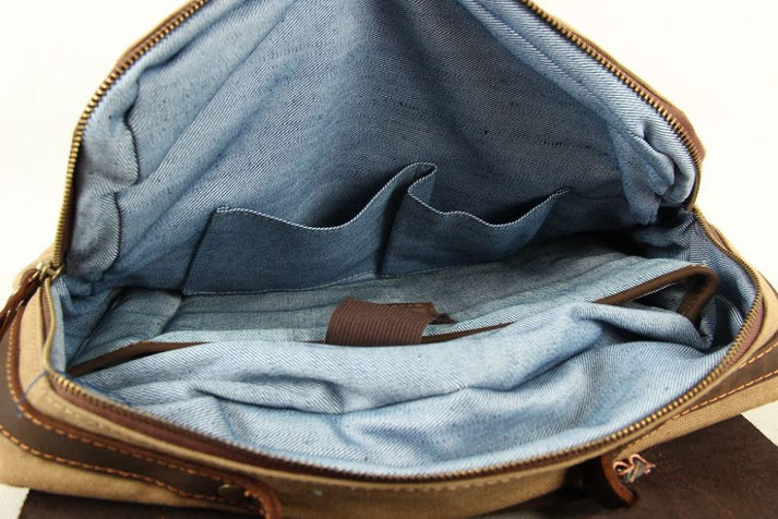 OLD MEN Ryggsäck i tyg för män i vintagestil