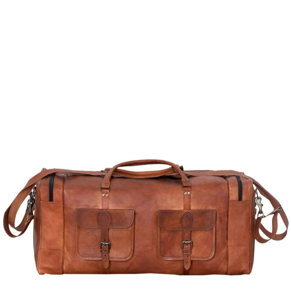 INDIANA VINTAGE Large leather travel bag